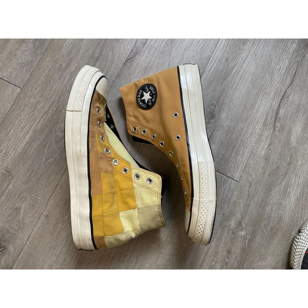 Converse Chuck 70 High 'Plant Color Patchwork Gravel Egret Mens Size 10.5